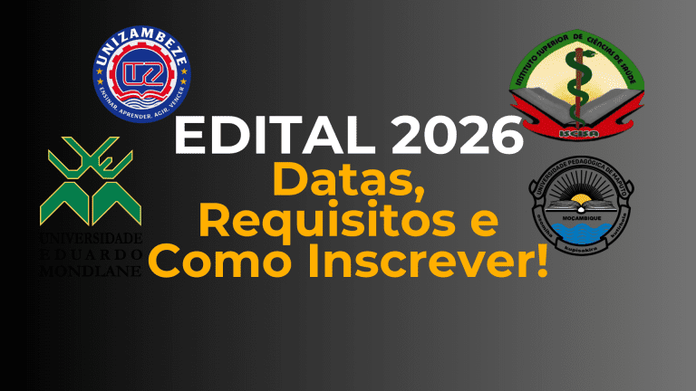 Edital de Exames de Admissão 2026
