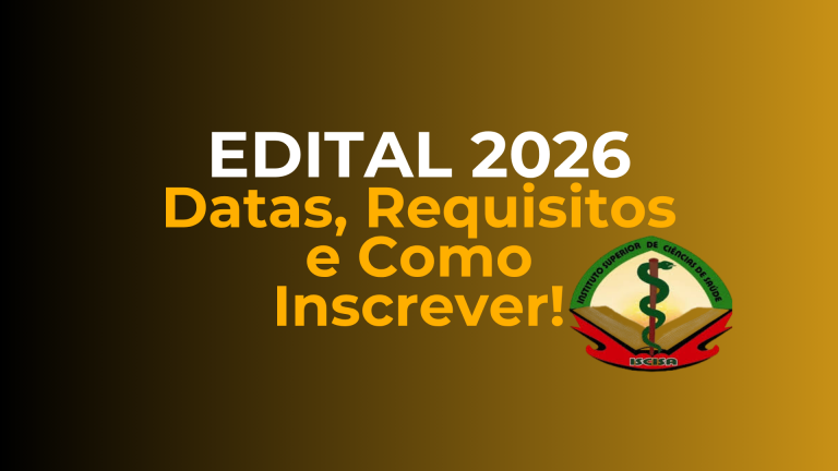 Edital ISCISA 2026 Inscrições e Vagas